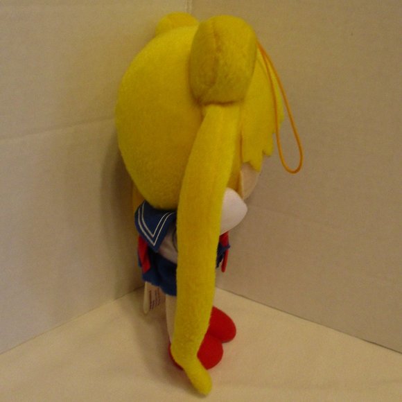 Anime Sailor Moon Small Yellow Red Blue White Graphic Plush Figure - Picture 2 of 8